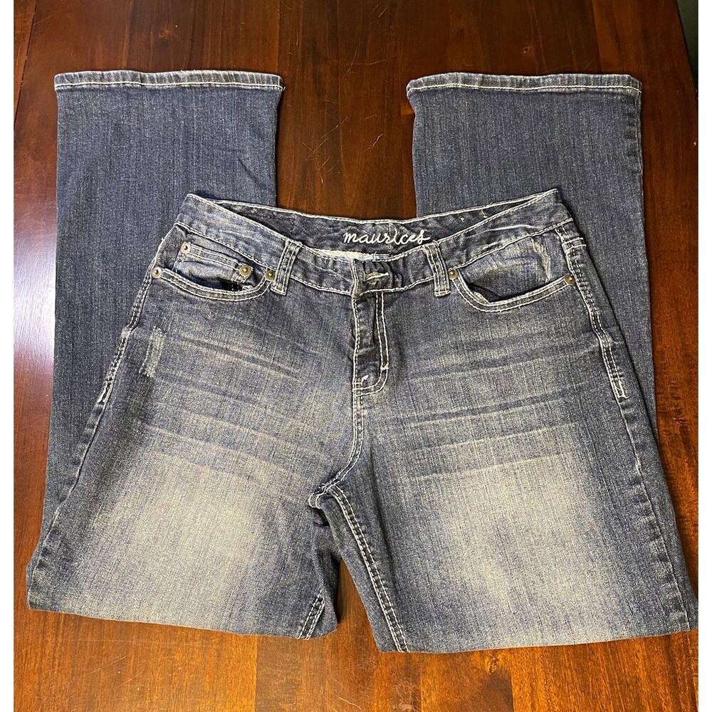 Maurices Women’s Bootcut Jeans Blue Medium Wash Stretch Denim Size 11/12 Regular